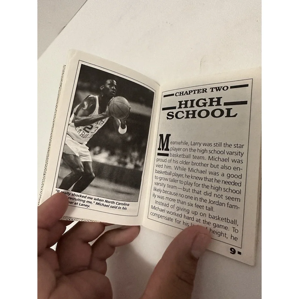 Michael Jordan Sports Shots Ser.: (1992, MINI book/‎ booklet vintage 90s